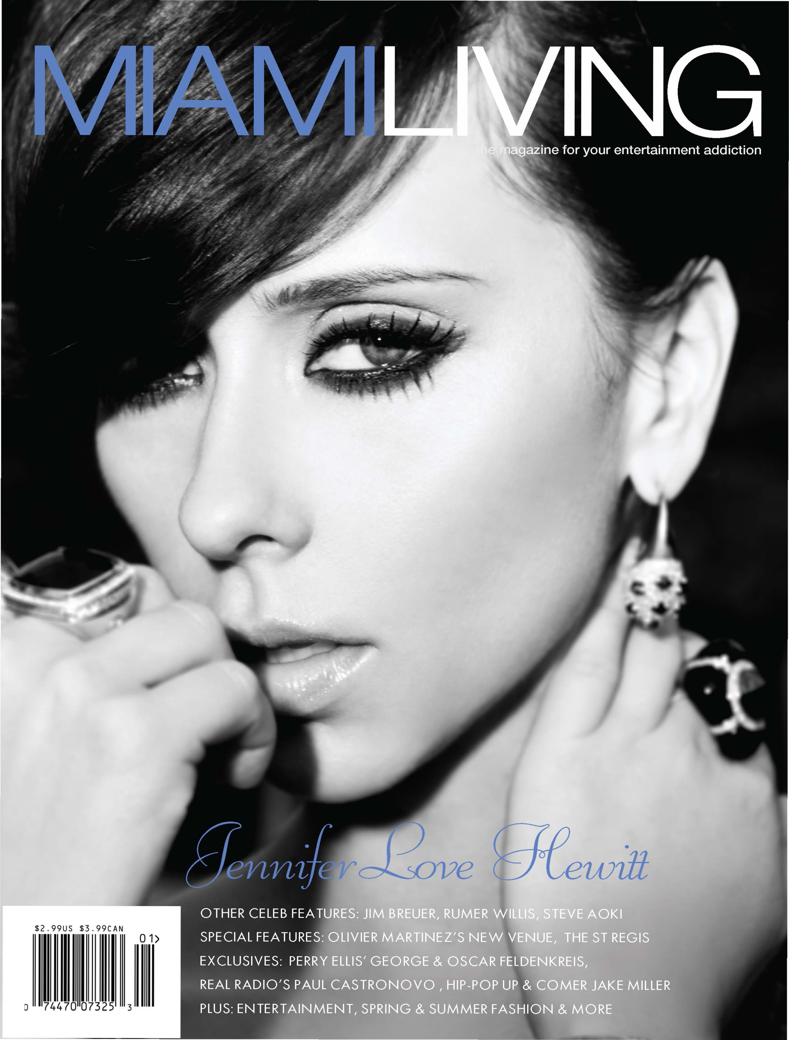 Jennifer Love Hewitt in Miami Living Magazine HQ